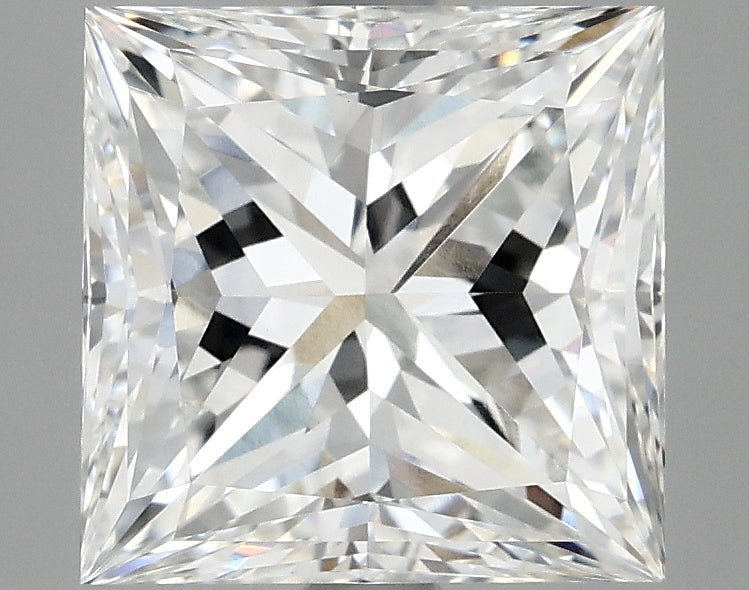 3.78ct Princess F VVS2 Lab Grown Diamond