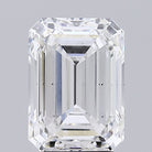 3.66ct Emerald F SI1 Lab Grown Diamond