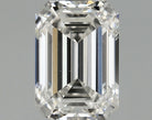 1.1ct Emerald F VS2 Lab Grown Diamond