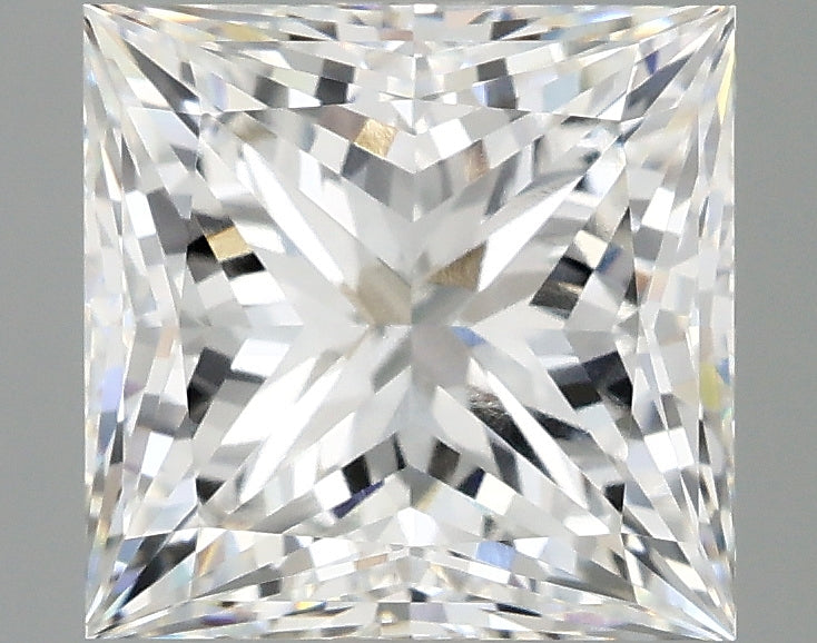 3.87ct Princess E VVS2 Lab Grown Diamond