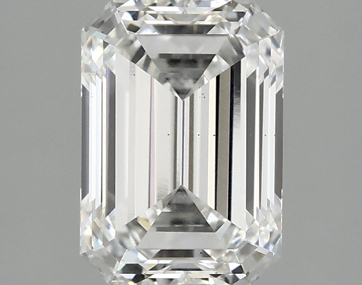 2.1ct Emerald F VS2 Lab Grown Diamond