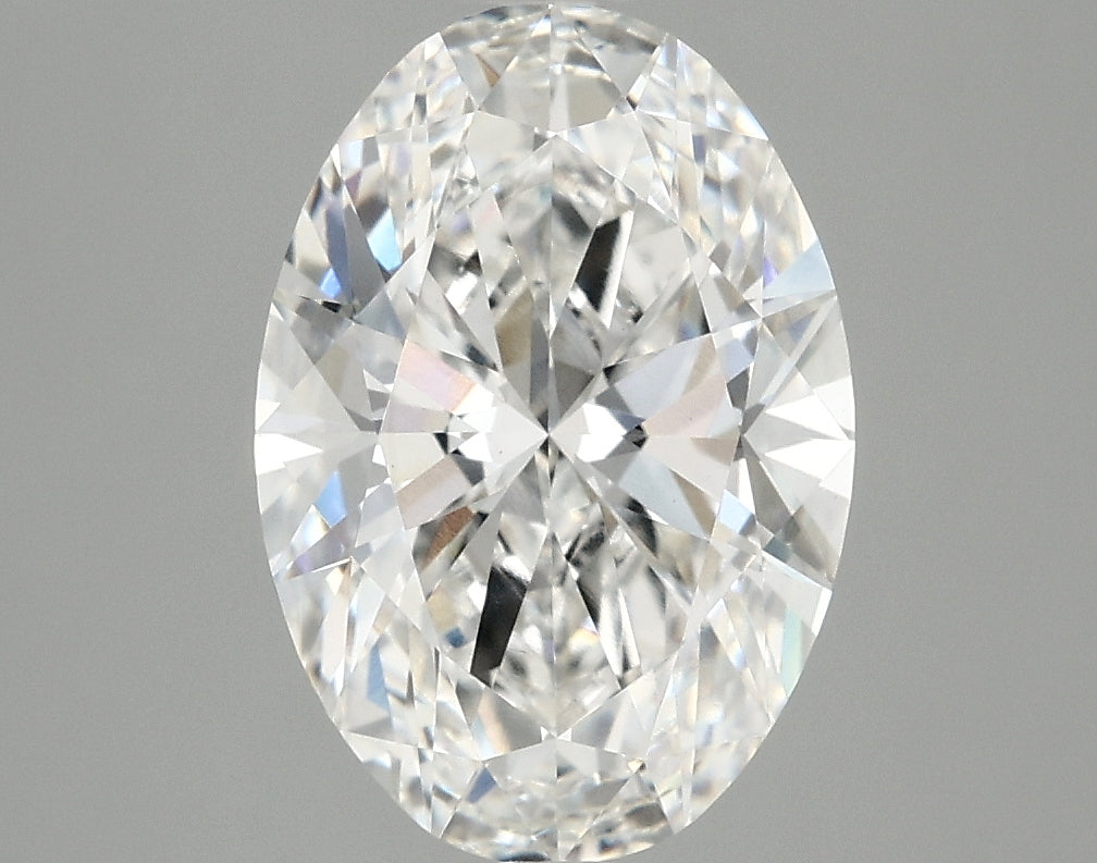 3.08ct Oval F VVS2 Lab Grown Diamond