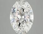 3.08ct Oval F VVS2 Lab Grown Diamond