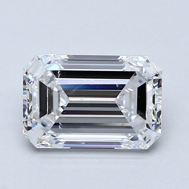 1.7ct Emerald D SI2 Natural Diamond