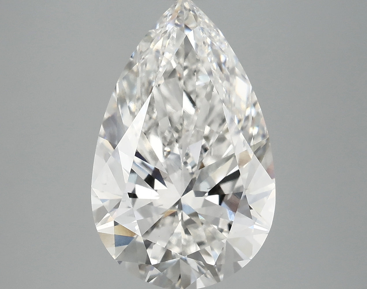 5ct Pear F VS2 Lab Grown Diamond