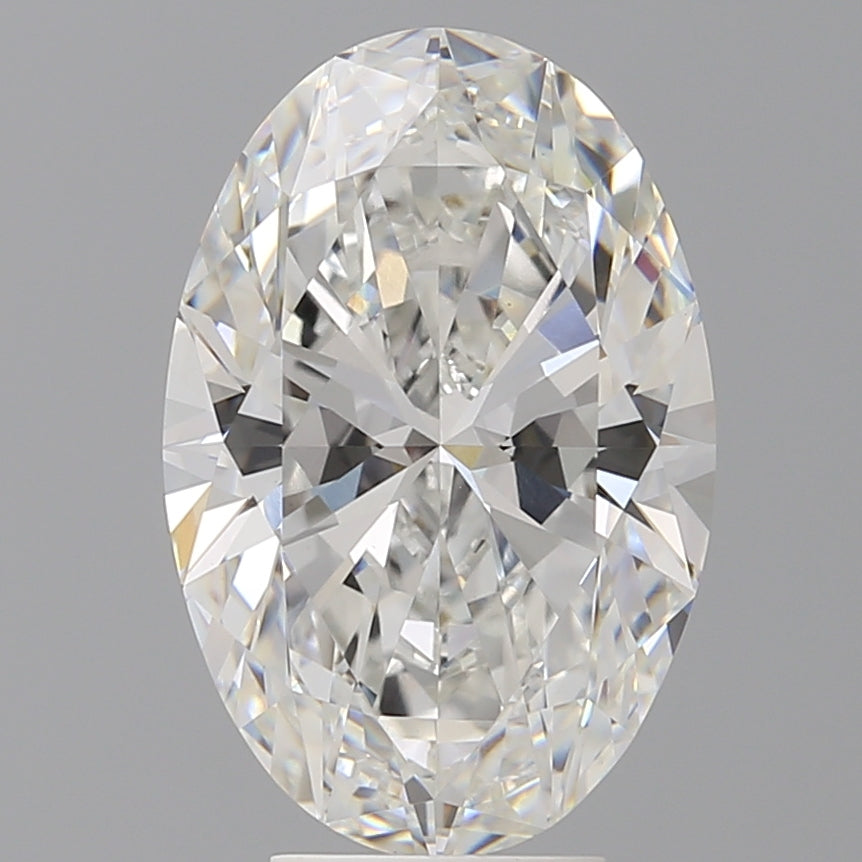 5.56ct Oval F VVS2 Lab Grown Diamond