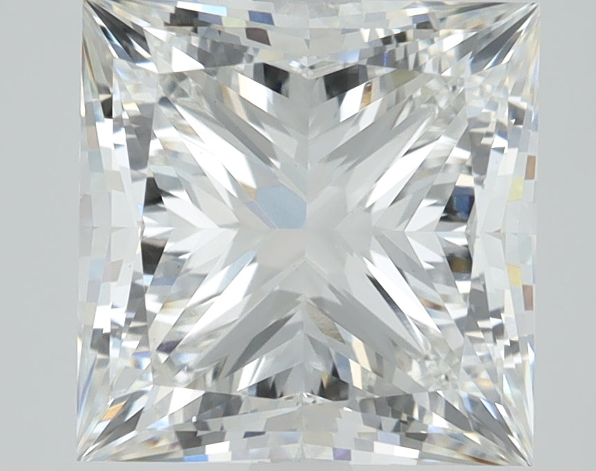 3.2ct Princess F VVS2 Lab Grown Diamond