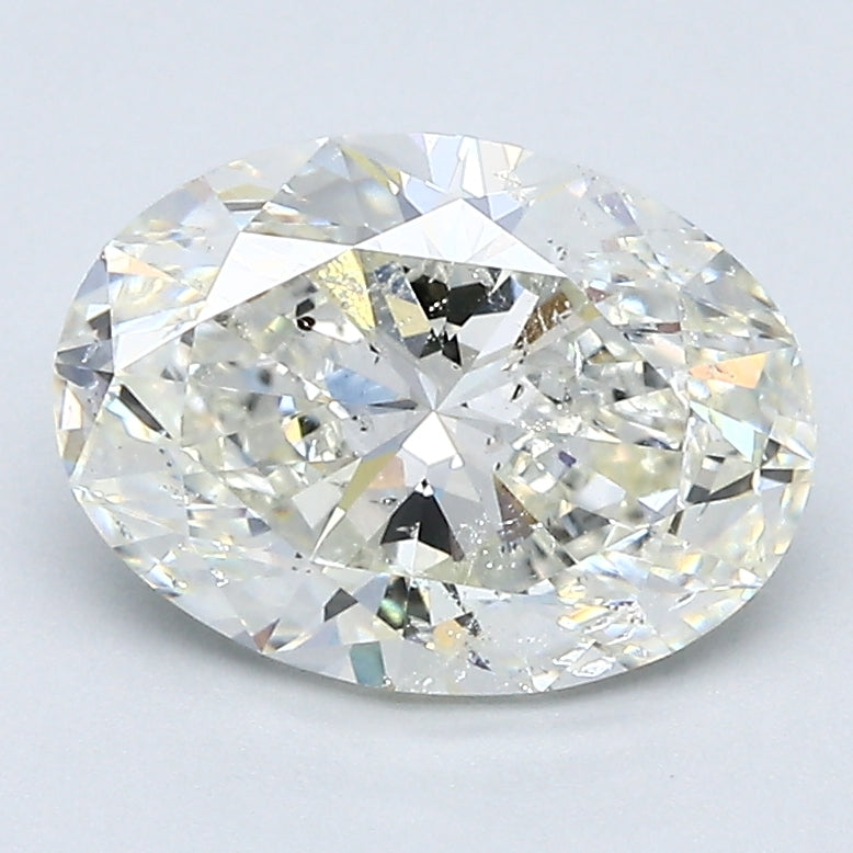 2.2ct Oval I SI2 Natural Diamond