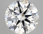4.1ct Round F VS2 Lab Grown Diamond