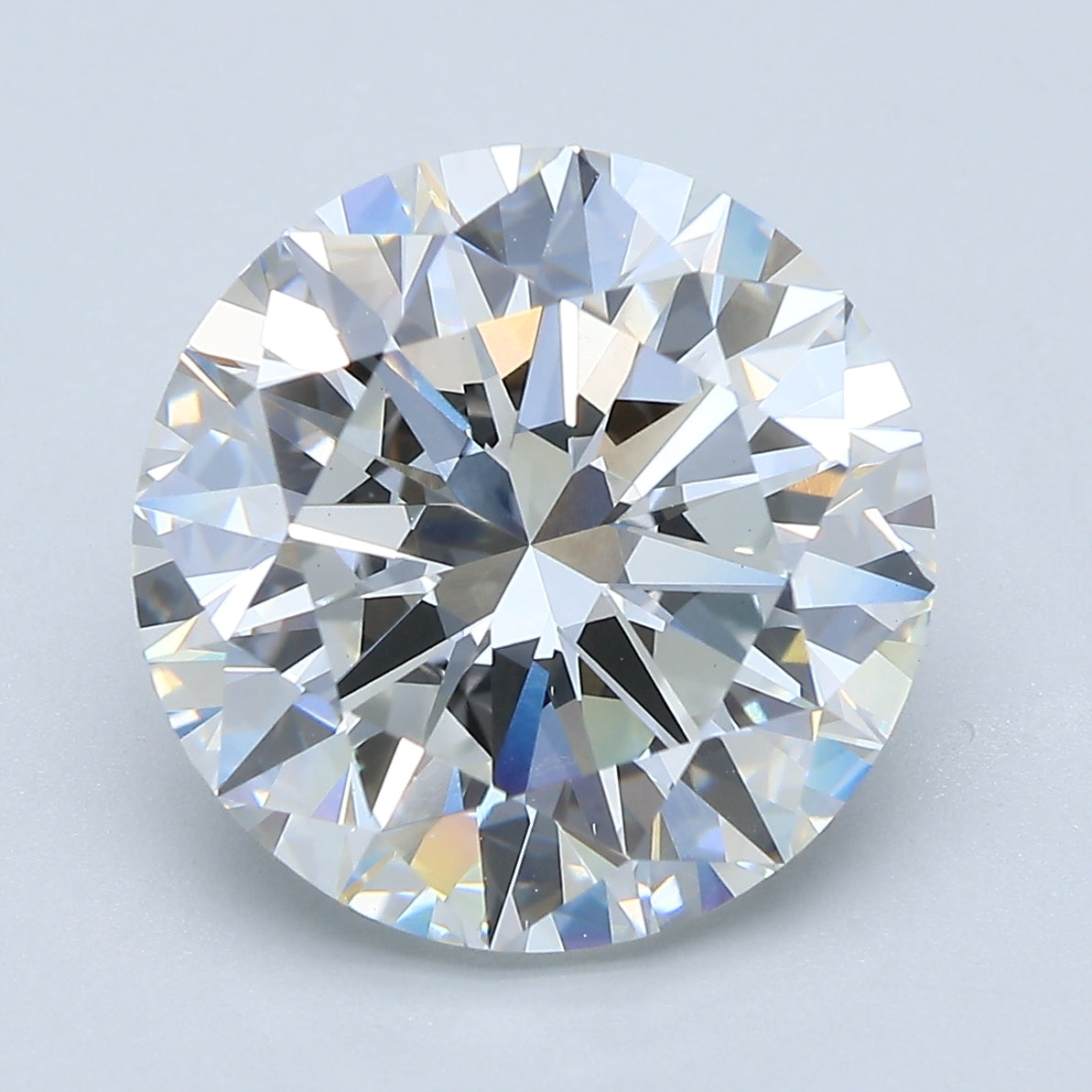 7.03ct Round F VS2 Lab Grown Diamond