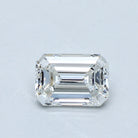 1.01ct Emerald F SI2 Natural Diamond