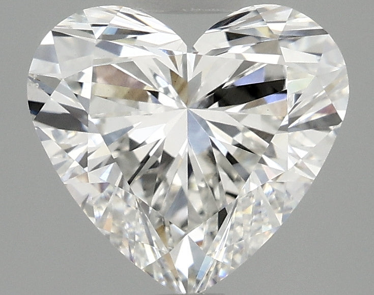 2.52ct Heart F VS2 Lab Grown Diamond