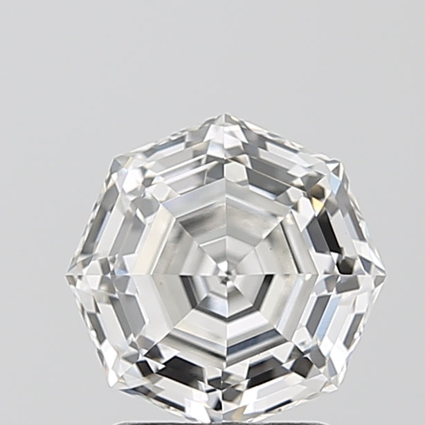 2.05ct Oval Step Cut F VVS2 Lab Grown Diamond