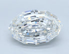 3.52ct Oval Step Cut E VS2 Lab Grown Diamond
