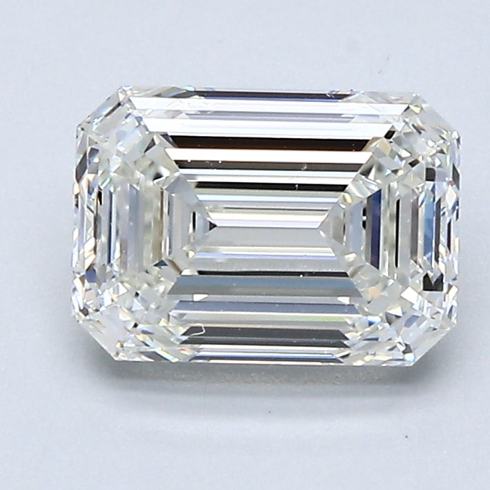 1.7ct Emerald J VVS2 Natural Diamond