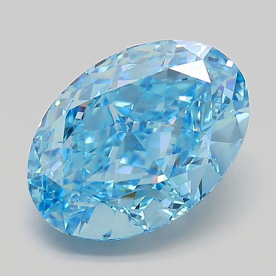 4.13ct Oval B VVS2 Lab Grown Diamond