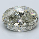 4.51ct Oval L I2 Natural Diamond