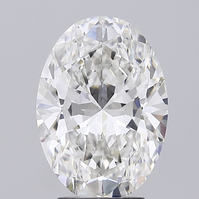 3.69ct Oval F VVS2 Lab Grown Diamond