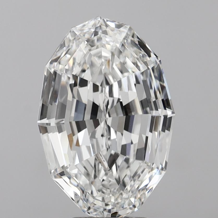 6.1ct Step Oval E VVS2 Lab Grown Diamond