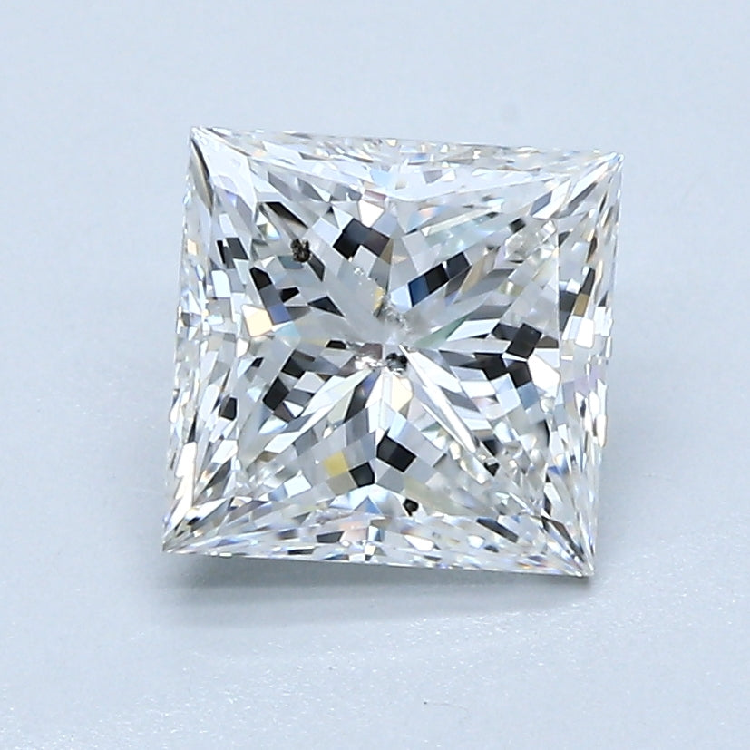 1.8ct Princess F SI2 Natural Diamond