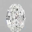 6.03ct Step Oval F VVS2 Lab Grown Diamond