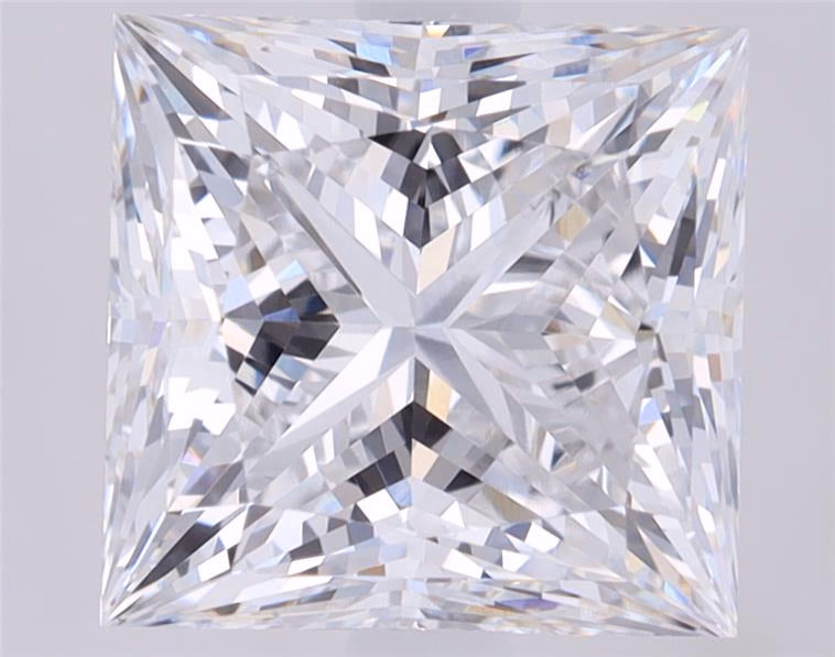 3.47ct Princess D VVS1 Lab Grown Diamond