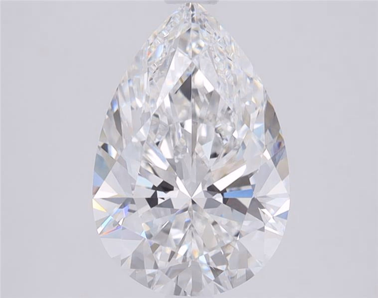 2.54ct Pear D IF Lab Grown Diamond