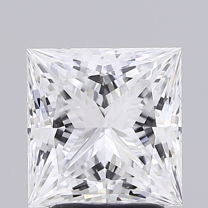2.6ct Princess E VVS2 Lab Grown Diamond
