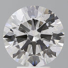 4.57ct Round F VVS2 Lab Grown Diamond