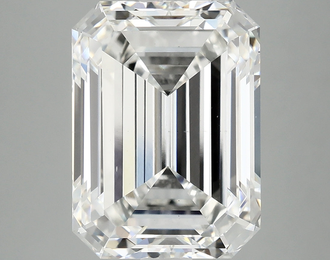 6.77ct Emerald F VS2 Lab Grown Diamond