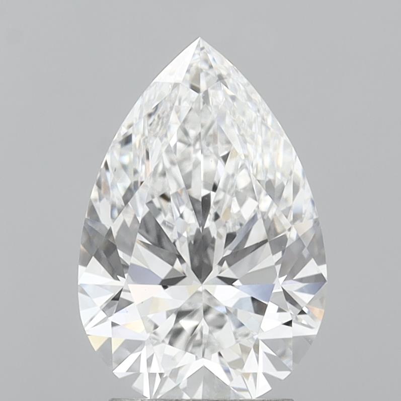 2.81ct Pear D VS1 Lab Grown Diamond