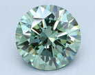 5.46ct Round Green VVS2 Lab Grown Diamond