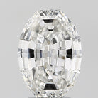 3.13ct Oval Step Cut F VVS2 Lab Grown Diamond