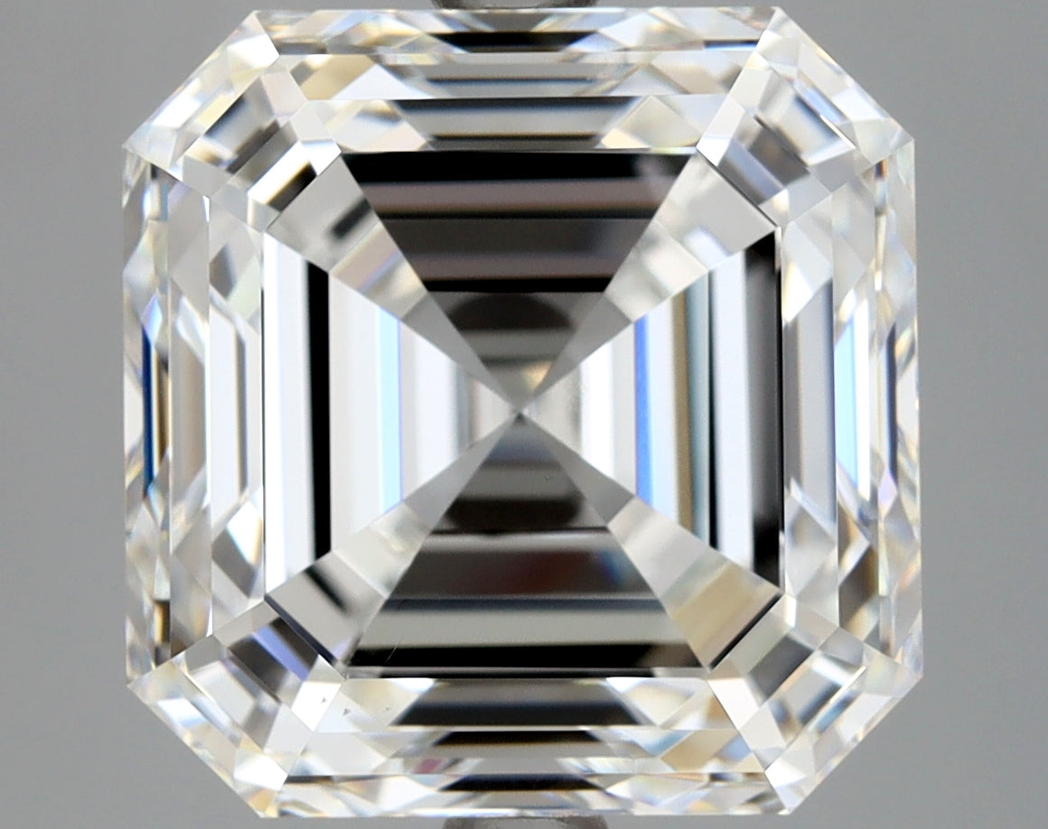 6.03ct Asscher F VS2 Natural Diamond