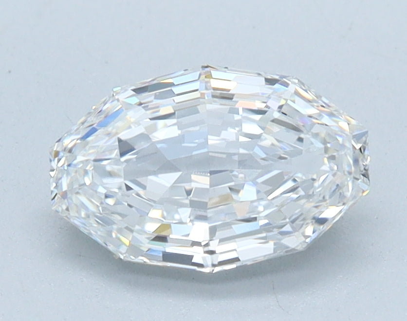 1.09ct Oval Step Cut D VVS2 Lab Grown Diamond