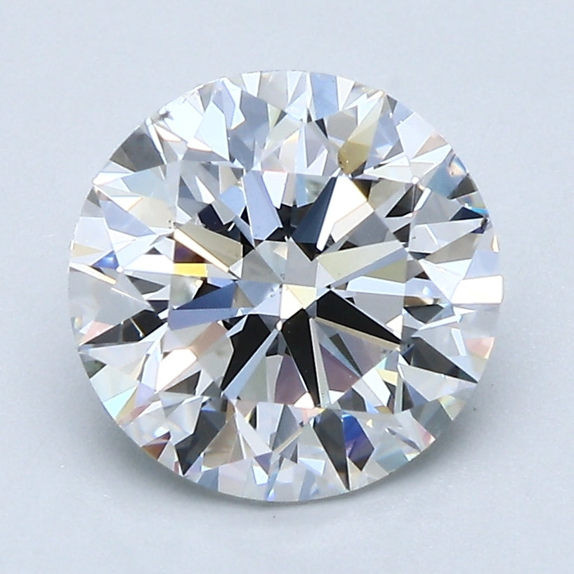2.52ct Round D SI1 Natural Diamond