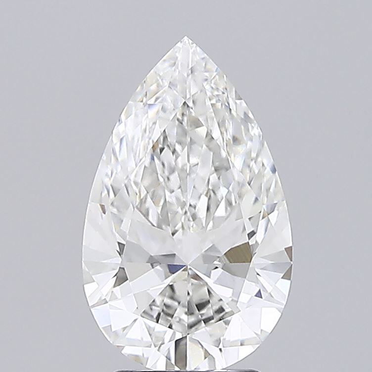 2.8ct Pear F VVS2 Lab Grown Diamond