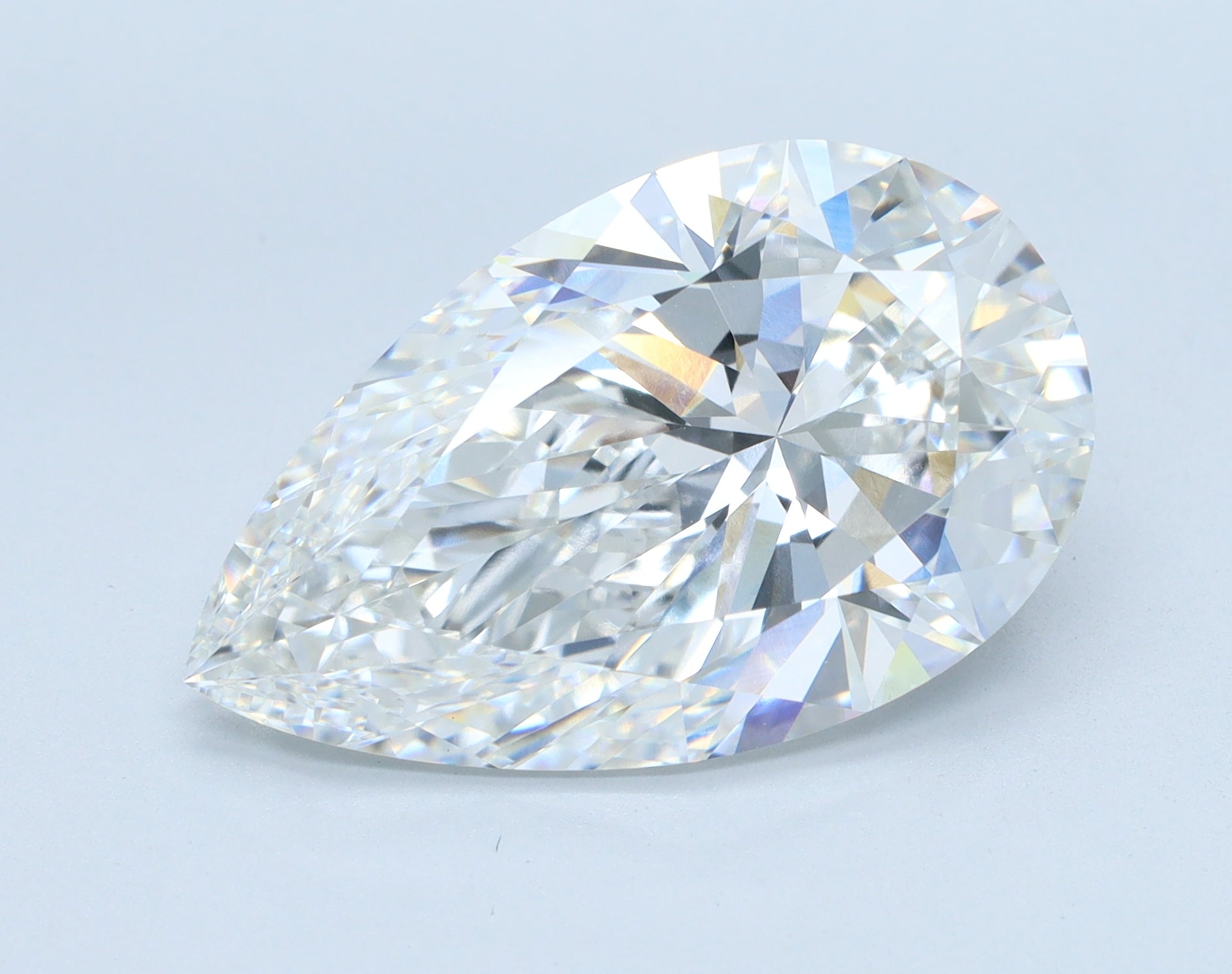 8.05ct Pear F VVS2 Lab Grown Diamond