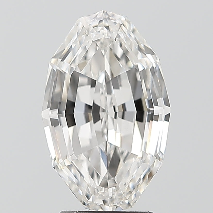 3.25ct Oval Step Cut E VVS2 Lab Grown Diamond