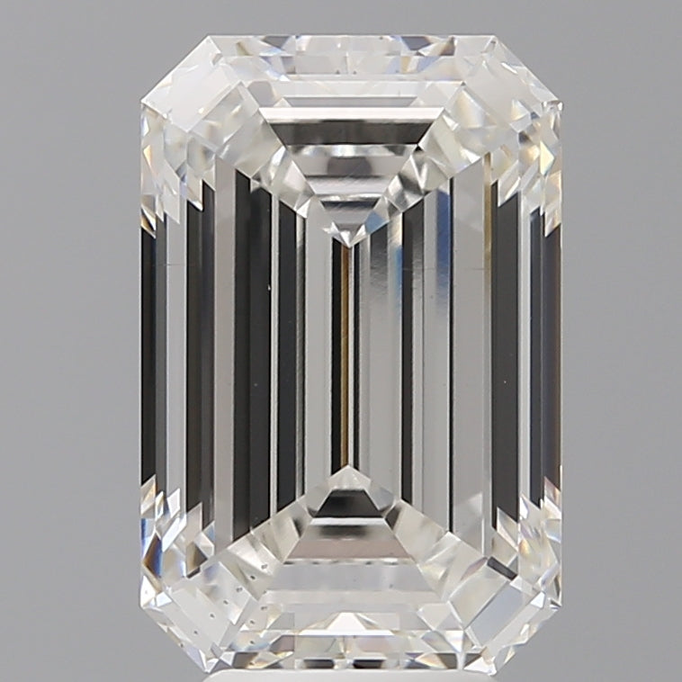 5.56ct Emerald F VS2 Lab Grown Diamond