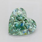 1.51ct Heart Green VS2 Lab Grown Diamond
