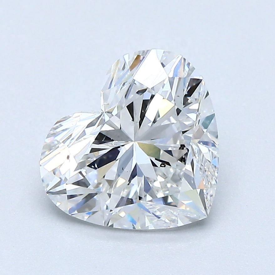 2.01ct Heart E SI1 Natural Diamond