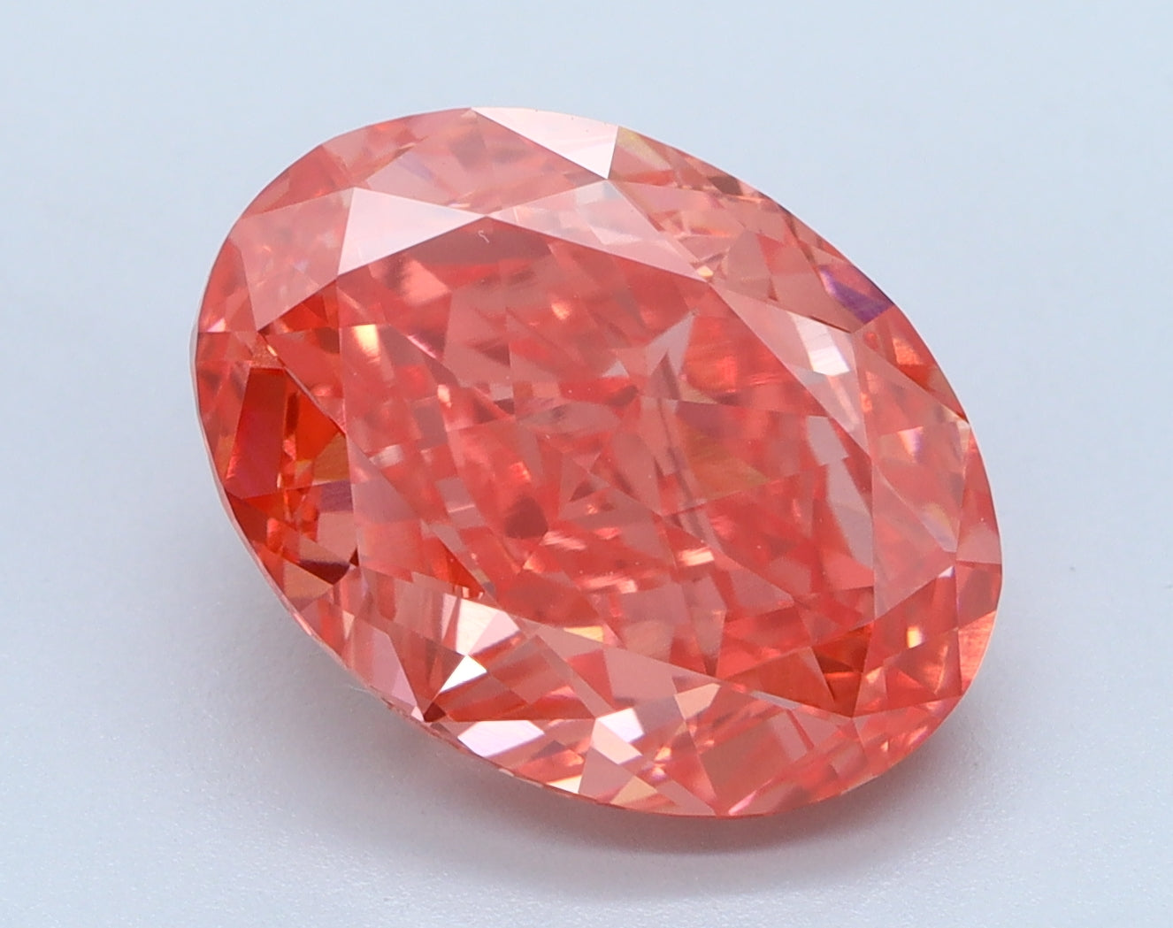5.03ct Oval P VVS2 Lab Grown Diamond