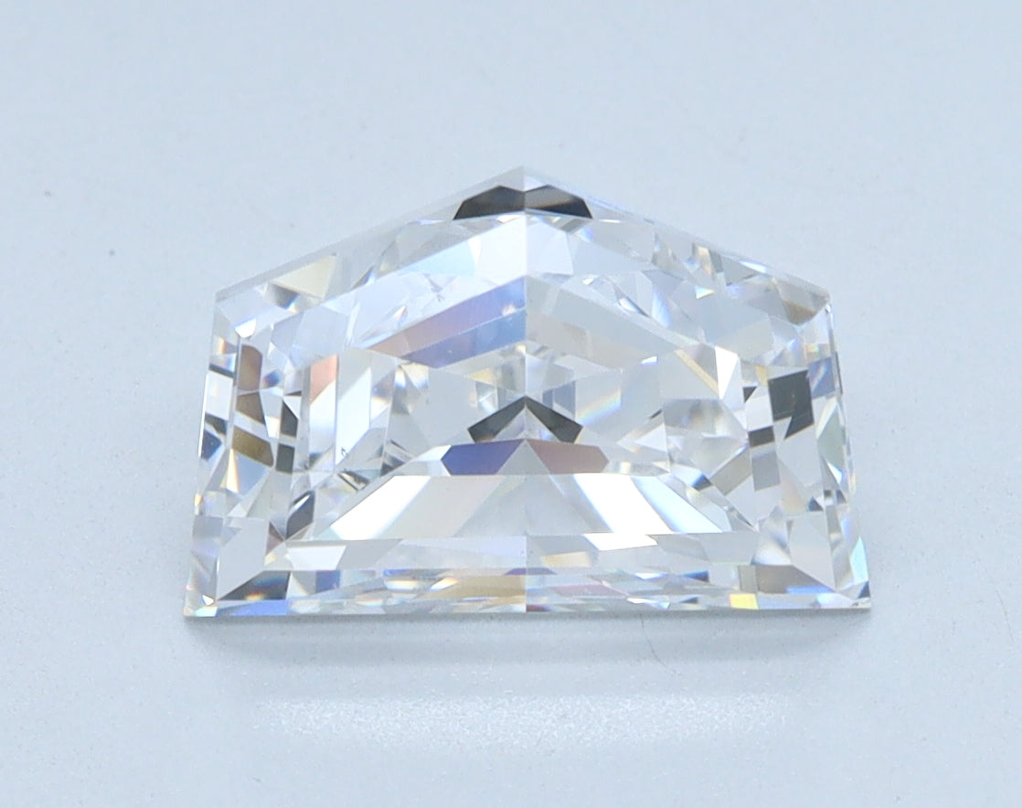 2.09ct Pentagonal Step Cut D VVS2 Lab Grown Diamond