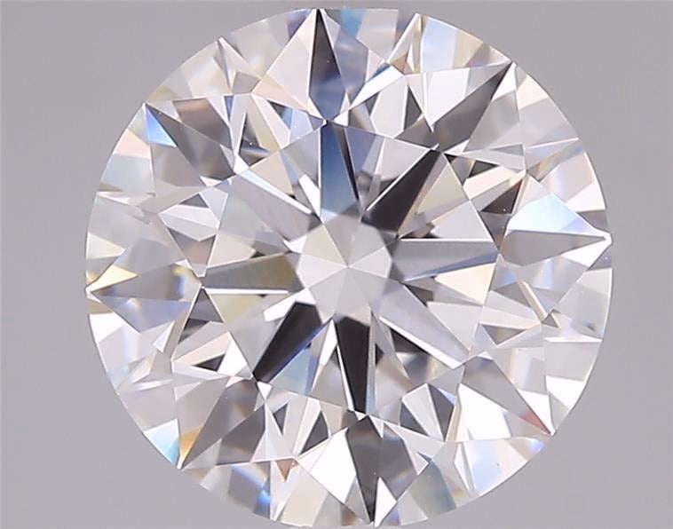 3.81ct Round F VVS2 Lab Grown Diamond