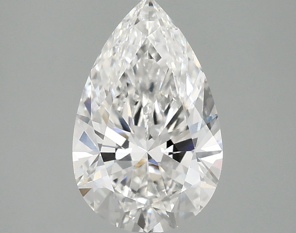 2.18ct Pear F VVS2 Lab Grown Diamond