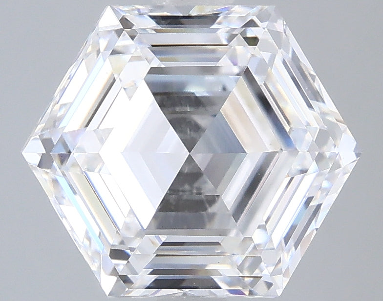 3.53ct Hexagonal D VS1 Lab Grown Diamond
