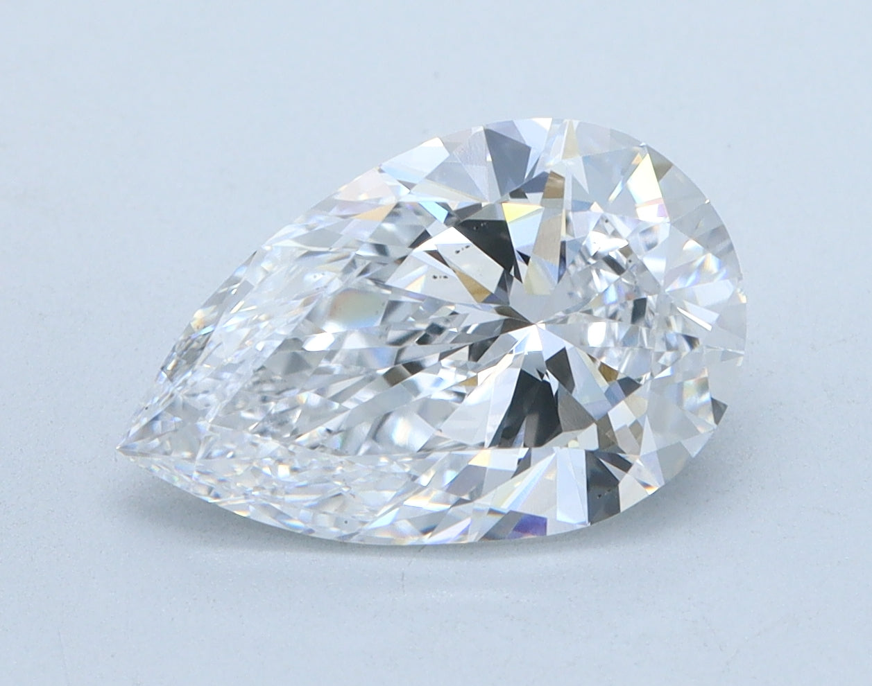 2.2ct Pear D VS1 Lab Grown Diamond