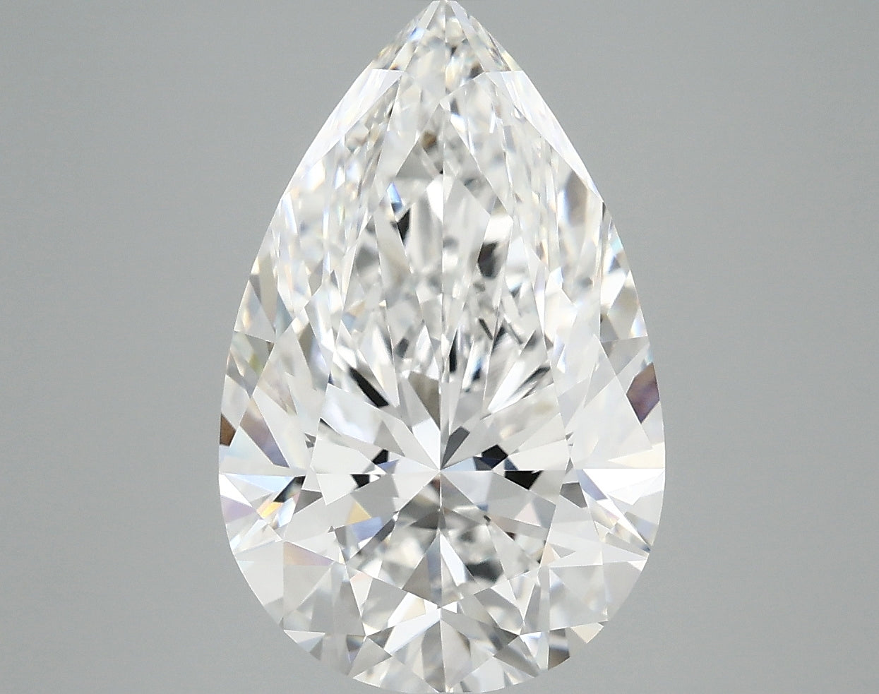 5.06ct Pear D VVS2 Lab Grown Diamond
