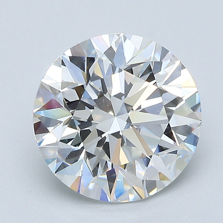 3.01ct Round F VVS2 Natural Diamond